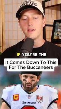 It Comes Down To This For The Buccaneers #bakermayfield