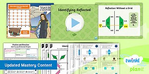 PlanIt Maths Year 5 Position and Direction Lesson Pack 3: Identifying Reflected Shapes