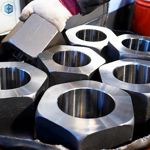 343K views · 7.4K reactions | The process of making a giant hex nut. Most Interesting Korean Metalwork | Process everything factory’s | Facebook