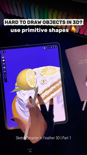 Drawing in Feather 3D using primitive shapes