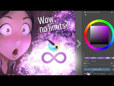 The Pseudo Infinite Canvas in Krita