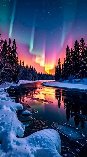 I'd love for you to share this incredible experience with your loved ones! I've just witnessed a breathtaking display of the rare rainbow aurora borealis in Norway! 🌈✨ The sky transformed into a kaleidoscope of vibrant colours, creating a surreal landscape that embodies the awe-inspiring beauty of nature. This moment is a powerful reminder of the magic that unfolds when we connect with the natural world. #AuroraBorealis #RainbowAurora #Norway #NatureLover #RarePhenomenon | Norwegian Nightscapes