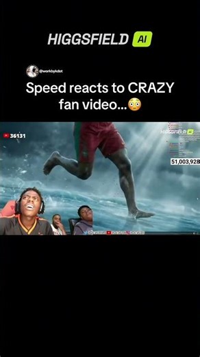 these guys put together an INSANE video for IShowSpeed using Higgsfield AI…😳 #ishowspeed #stream