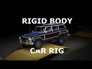 Realistic blender rigid body car rig tutorial (& real time controls)