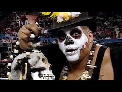 Papa Shango puts a fiery curse on his opponent: Superstars, May 30, 1992