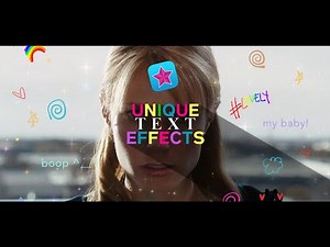 3 cute text effects | videostar tutorials!
