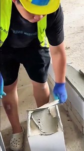 installation of large bricks in the process of building a large warehouse #construction #popular