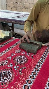 Red & Gold Block Printing Design Reveal | Craft Lovers