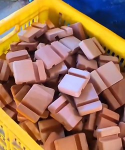 Rose Wood Phone Stand Square Double Slot Cell Stand for Desk-Portable Wood Holder for Bed Compatible with iPhone 16 15 14 13 Pro Max 12 Smartphone Wooden Office Aesthetic Desk Accessories