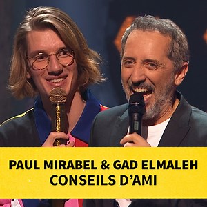Quand Gad Elmaleh passe donner un coup de pouce à Paul Mirabel au Montreux Comedy Festival. 😅 | Montreux Comedy