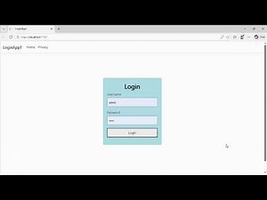 How to Create Login Page with Asp.Net Core MVC and SQL Server Using Visual Studio 2022