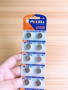 Alkaline Button Battery 1.5v Ag10 Lr54 189 L1130 L1131 389a Coin Cell Batteries