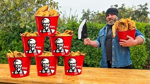 681K views · 29K reactions | Best kfc chicken recipe ever  Roasted a lot of whole chicken ! I love KFC ❤ #recipe #cooking #KFC | Kanan Badalov | Facebook