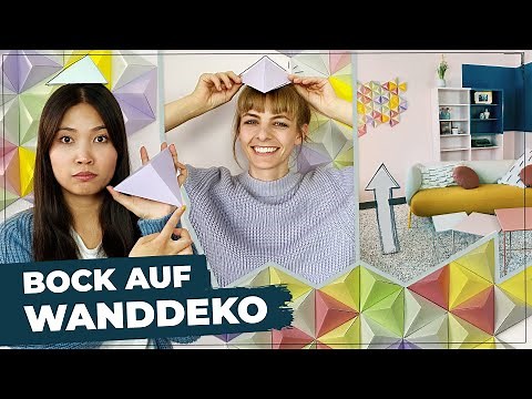 Origami Falten – Anleitung zum Basteln | DIY Deko | Studio Makeover bei ‪@safe_offiziell‬