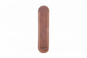 Aston Leather Single Slip Pen Pouch - Tan - The Goulet Pen Company
