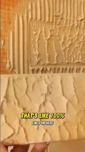 🤔 Do you need to back butter your tile? #tile #howtotile #mortar