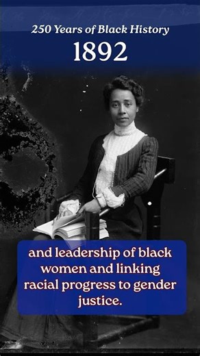 #250YearsOfBlackHistory: 1892 - A Voice from the South & Ida B. Wells