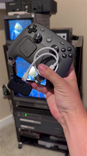 Steam Controller 2 on GameCube with JoypadOS USB2GC