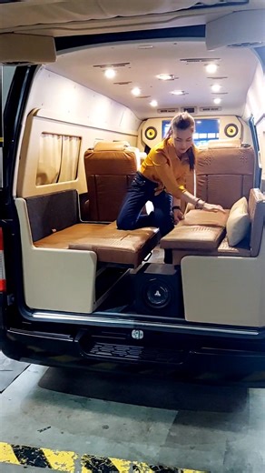 VIP interior for this Nissan Urvan Premium | J and JC Autoleatherseats Corp.