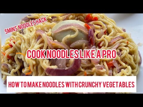 How to make noodles | how to cook noodles quickly and deliciously at home