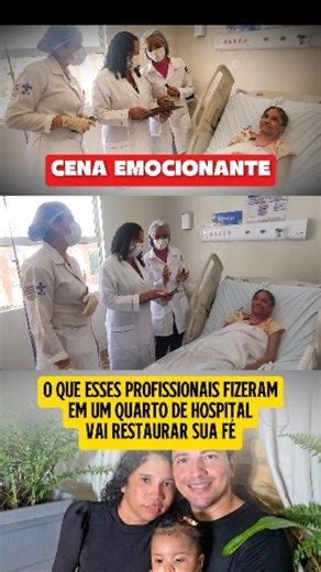 Carlos Adriano e Mayza on Instagram: "MOMENTO SOBRENATURAL: VÍDEO MOSTRA O "CÉU DESCENDO" EM UM QUARTO DE HOSPITAL ​Este vídeo de 2023 não é sobre tristeza, é sobre poder. No momento mais crítico da vida da minha esposa, Deus enviou três profissionais que foram muito além da medicina. ​Eles não levaram apenas cuidados médicos, levaram a Presença de Deus. ​Enquanto cantavam que Ele é o nosso "Alívio", sentimos algo sobrenatural invadir aquele quarto. Foi o marco de uma virada. Olhando para este r