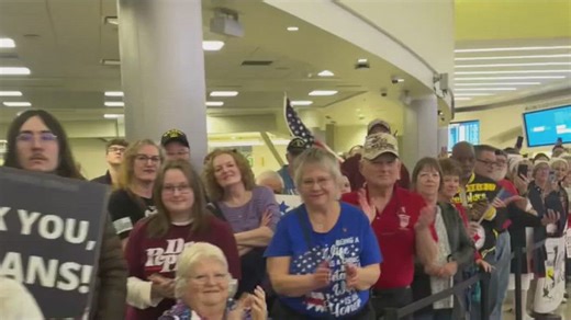 Honor Flight Columbus homecoming