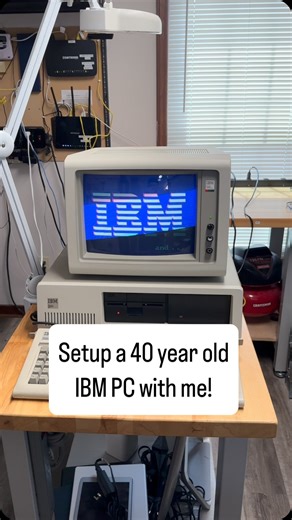We Fix Stupid Computers | Follow for more! Description of the PC below! The 1983 IBM PC XT, powered by an Intel 8088 CPU at 4.77 MHz and running PC DOS, displays a... | Instagram