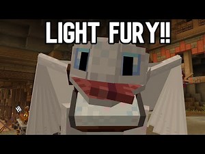 LIGHT FURY?! (Minecraft Bedrock dragons DLC)