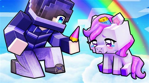 【Aphmau】在Minecraft中收养UNICORN APHMAU！