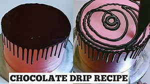 Chocolate drip recipe using 2 Ingredients You will need: 100ml hot water 200g Chocolate | Cook and Bake by Lea T.