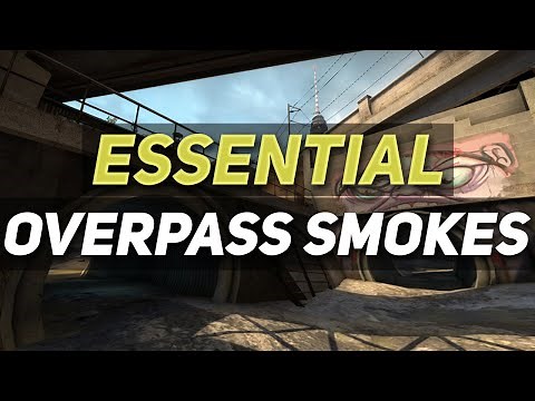CS:GO - Essential Overpass Smokes 2021