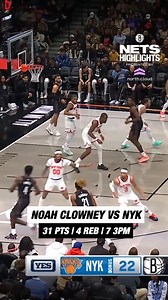 Have a (career) night, Noah! 🔥 | Brooklyn Nets