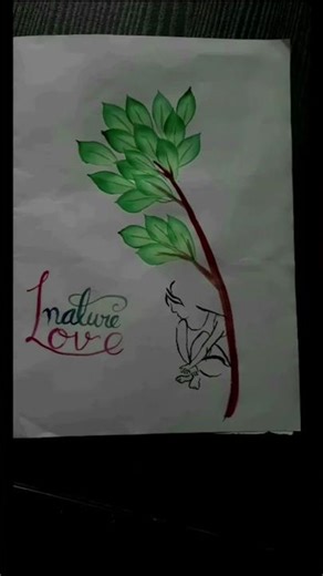 prakritik drishya painting 🎨 step by step #video #artist