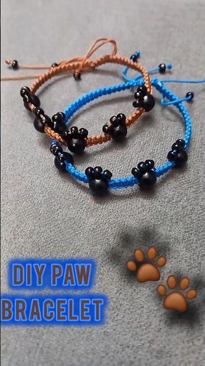 DIY Macrame Paw Bracelet 🐾 | Handmade Pet Lovers Jewelryآموزش ساخت دستبند مکرومه پنجه 🐾 | جو