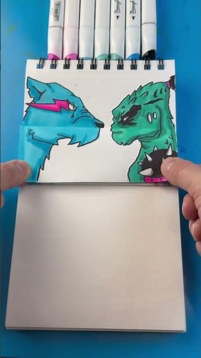 How to draw Mr Beast vs ZHC Surprise Fold!! #artlandhowtodraw #drawing #shorts