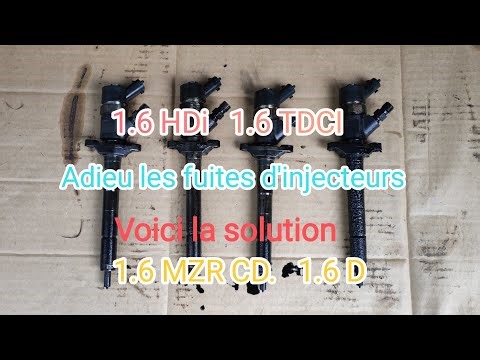 1.6 HDi Adieu les fuites aux injecteurs 🤪 voici la solution 💪