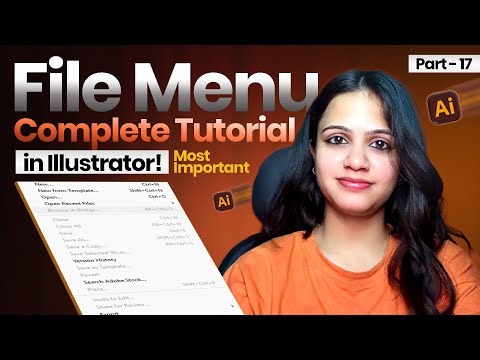 Adobe Illustrator File Menu Complete Explanation 🔥