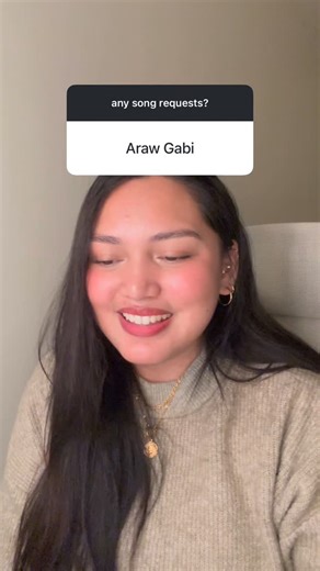 Marielle Alcantara on Instagram: "a tagalog one this time. araw gabi by @reginevalcasid ❤️ these are fun! haha lmk if u guys have any other requests 🤗 #songrequest #arawgabi #reginevelasquez #opm #cover"