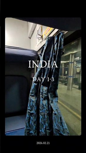 【ニューデリーから列車でジャイプルへ】初！インド旅行1人旅、ニューデリーから寝台列車に乗りジャイプルへ #インド旅行 #travel