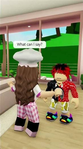 I was just singing… but she was SO MEAN!😭 #roblox #robloxshorts