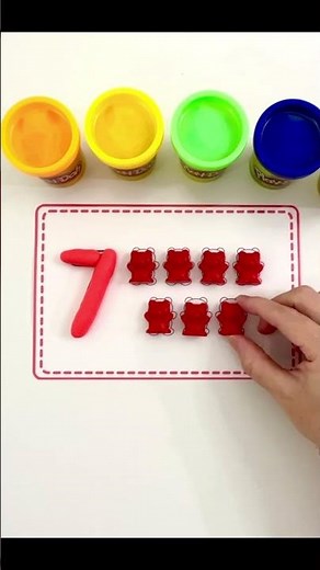 #shorts Counting Bears & Numbers | Learn to Count to 10 | Learning Educational Videos for Kids
