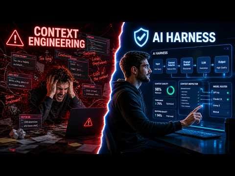 Every AI Team Is Wasting Weeks On The Wrong Layer (Context Engineering vs AI Harness)