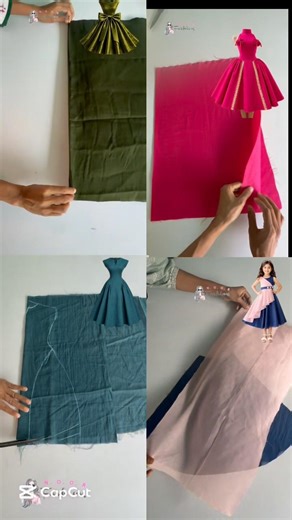 Beautiful Dress Design Making hacks #fashiondesign #diy #sewing #dressdesign