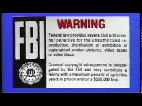FBI Warning intro (1986)