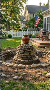 I Built a Clay Pot Fountain in My Backyard! (Easy DIY) 🏺🌊 | Nguyễn Đăng Nhạc