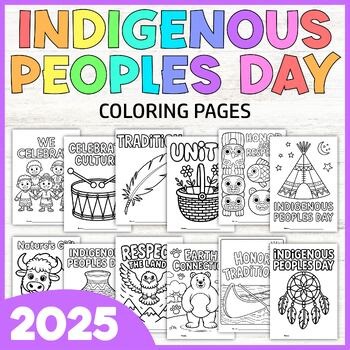 Indigenous Peoples Day Coloring Sheets | Printable Art Activities for Kids