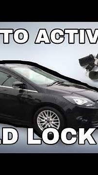 How to activate child safety lock on back car door - ford focus 2013 | works for most cars
