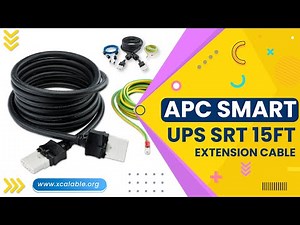 APC Smart-UPS SRT 15ft Extension Cable: Power Solution for External Battery Packs #APC Smart-UPS