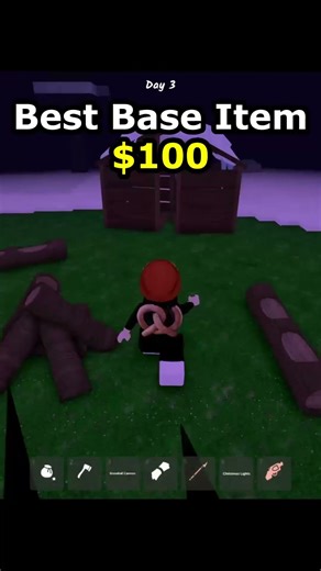 Base Item vs the Deer in 99 Nights in the Forest - Roblox