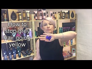 How to Get Yellow Out of Gray Hair